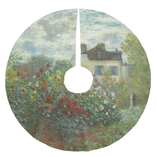 Jupon De Sapin En Polyester Brossé Jardin des artistes de Monet dans Peinture d'Argen (Devant)