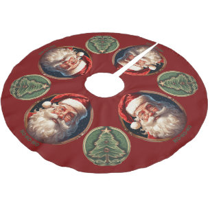 Jupon De Sapin En Polyester Brossé Joie de Ho Ho