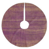 Jupon De Sapin En Polyester Brossé Joli Motif Burty Orange Burgundy (Devant)