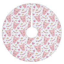 Joli Motif De Cochon Avec Coeurs