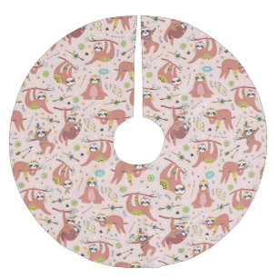 Jupon De Sapin En Polyester Brossé Joli Motif de fentes