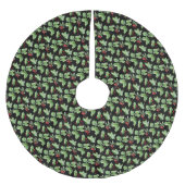 Jupon De Sapin En Polyester Brossé Joli Noël Moderne (Devant)