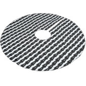 Jupon De Sapin En Polyester Brossé Joli noir & blanc Arbres de Noël scandinave (Angle)