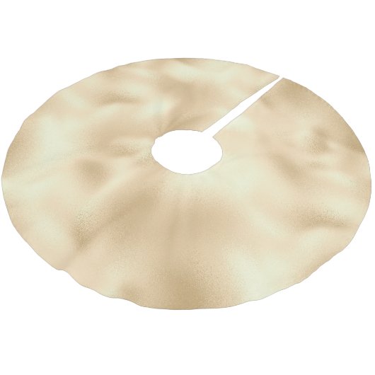 Jupon De Sapin En Polyester Brossé Joli or (Angle)