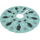 Jupon De Sapin En Polyester Brossé Joli Rétro Kitty (Angle)