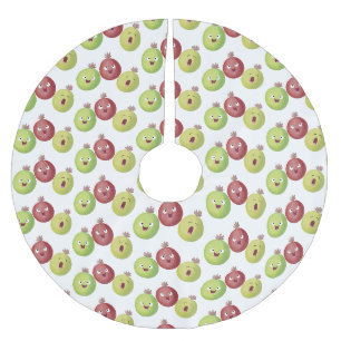 Jupon De Sapin En Polyester Brossé Joli trio gooseberry chantant dessin animé