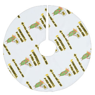 Jupon De Sapin En Polyester Brossé Jolie et jolie jupe d'arbre