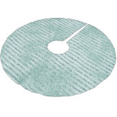 Jupon De Sapin En Polyester Brossé Jolies bandes de Parties scintillant de menthe     (Angle)