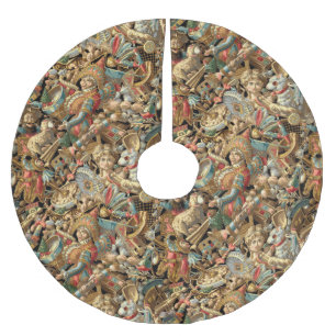 Jupon De Sapin En Polyester Brossé Jouets vintages de l'époque victorienne Motif