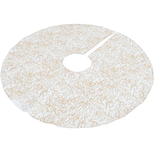 Jupon De Sapin En Polyester Brossé Jupe arborescente (Angle)