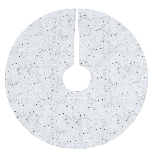 Jupon De Sapin En Polyester Brossé Jupe arborescente (Devant)