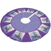 Jupon De Sapin En Polyester Brossé Jupe arborescente (Angle)