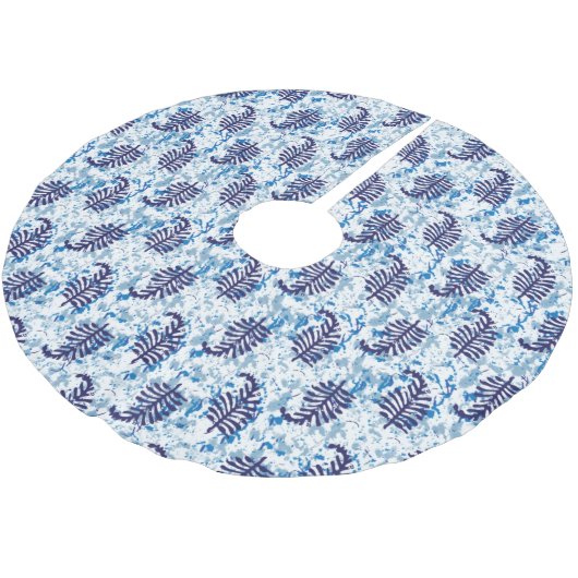 Jupon De Sapin En Polyester Brossé Jupe arborescente (Angle)