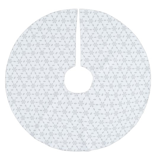 Jupon De Sapin En Polyester Brossé Jupe arborescente (Devant)