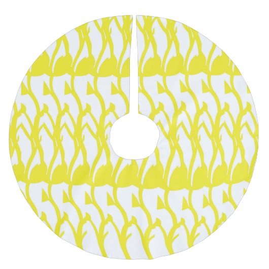 Jupon De Sapin En Polyester Brossé Jupe arborescente (Devant)