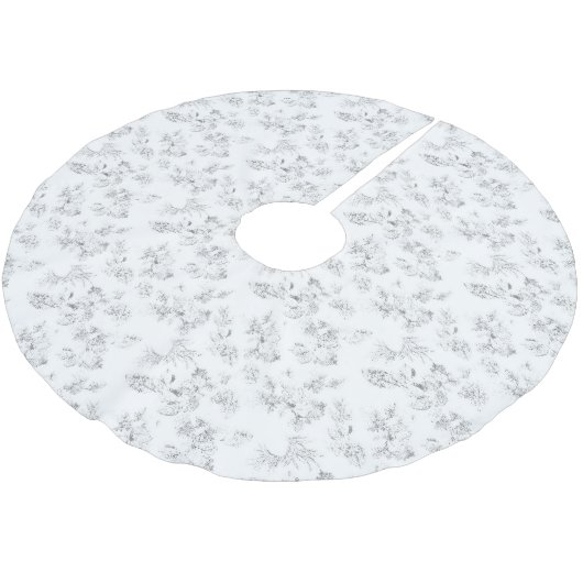 Jupon De Sapin En Polyester Brossé Jupe arborescente (Angle)