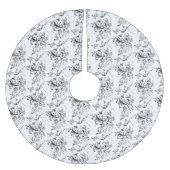 Jupon De Sapin En Polyester Brossé Jupe arborescente (Devant)