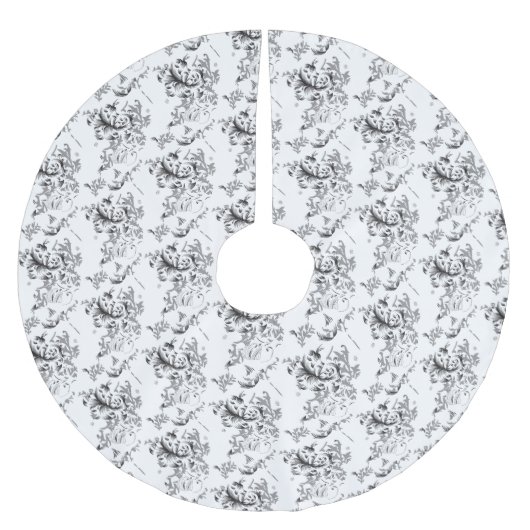 Jupon De Sapin En Polyester Brossé Jupe arborescente (Devant)