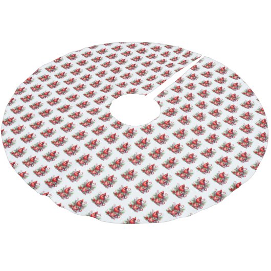 Jupon De Sapin En Polyester Brossé Jupe Cardinal Tree (Angle)