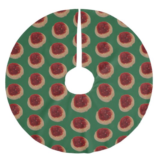 Jupon De Sapin En Polyester Brossé Jupe cerry Kolache (Devant)