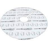 Jupon De Sapin En Polyester Brossé Jupe d'arbre de cogneur (Angle)