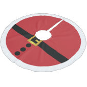 Jupon De Sapin En Polyester Brossé Jupe d'arbre de costume de Père Noël (Angle)