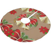 Jupon De Sapin En Polyester Brossé Jupe d'arbre de Noël (Angle)