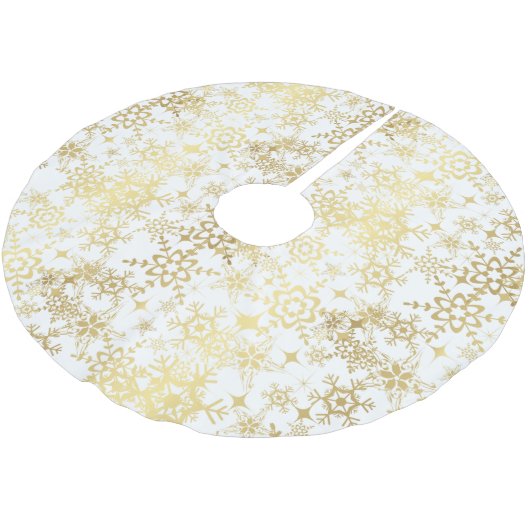 Jupon De Sapin En Polyester Brossé Jupe d'arbre de Noël (Angle)