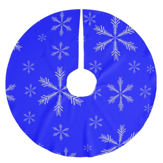 Jupon De Sapin En Polyester Brossé Jupe d'arbre de Noël (Devant)