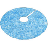 Jupon De Sapin En Polyester Brossé Jupe d'arbre de Noël (Angle)