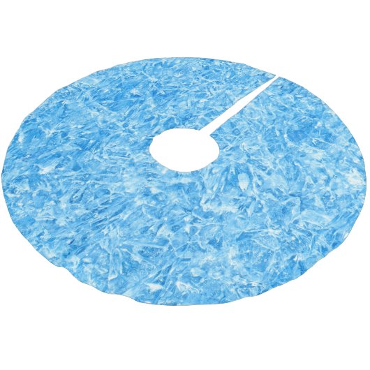 Jupon De Sapin En Polyester Brossé Jupe d'arbre de Noël (Angle)