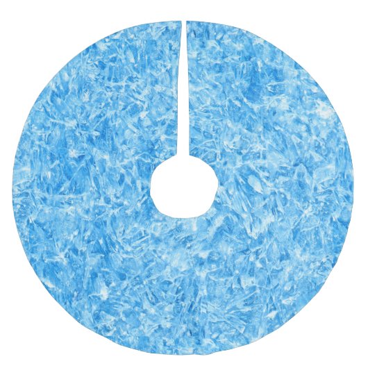 Jupon De Sapin En Polyester Brossé Jupe d'arbre de Noël (Devant)