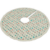 Jupon De Sapin En Polyester Brossé Jupe d'arbre de Noël (Angle)