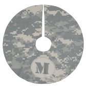 Jupon De Sapin En Polyester Brossé Jupe d'arbre de Noël d'ACU Digital Camo d'ARMÉE (Devant)