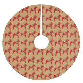 Jupon De Sapin En Polyester Brossé Jupe d'arbre de Noël Dala Horse (Devant)