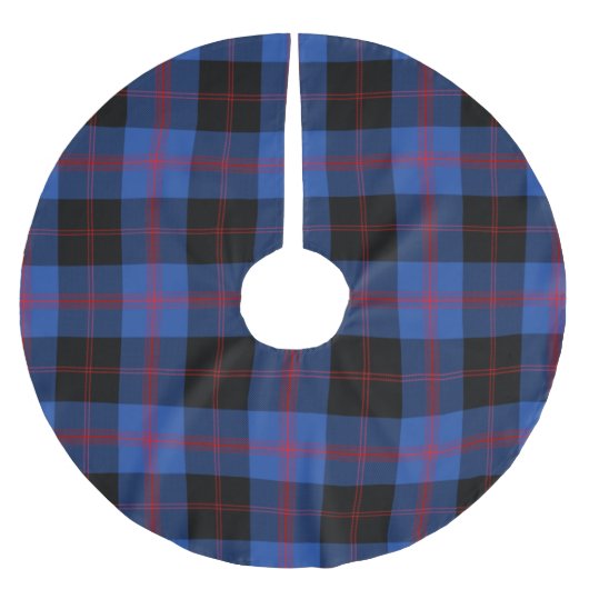 Jupon De Sapin En Polyester Brossé Jupe d'arbre de Noël moderne Angus (Devant)
