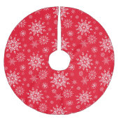 Jupon De Sapin En Polyester Brossé Jupe d'arbre de vacances (Devant)