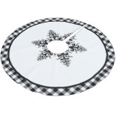 Jupon De Sapin En Polyester Brossé Jupe d'arbre de vacances (Angle)