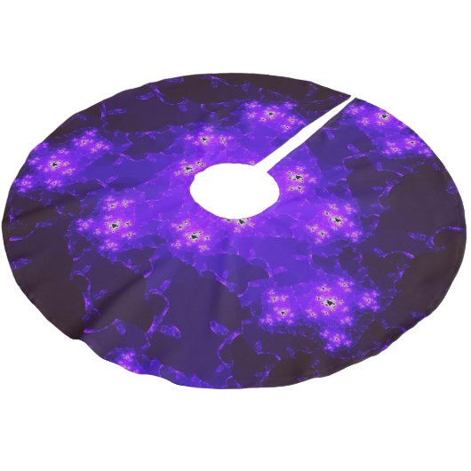 Jupon De Sapin En Polyester Brossé Jupe d'arbre fractal Nebula (Angle)