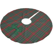 Jupon De Sapin En Polyester Brossé Jupe d'arbre plaqué MacLean Tartan (Angle)