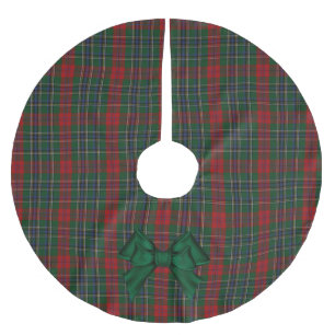 Jupon De Sapin En Polyester Brossé Jupe d'arbre plaqué MacLean Tartan