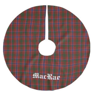 Jupon De Sapin En Polyester Brossé Jupe d'arbre plaqué MacRae Tartan