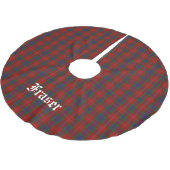 Jupon De Sapin En Polyester Brossé Jupe d'arbre tartan Clan Fraser (Angle)