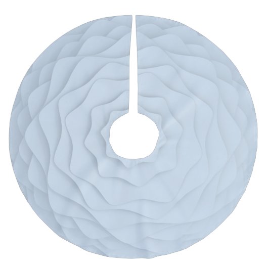 Jupon De Sapin En Polyester Brossé Jupe de Noël blanche moderne (Devant)