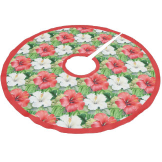 Jupon De Sapin En Polyester Brossé Jupe de Noël HIbiscus