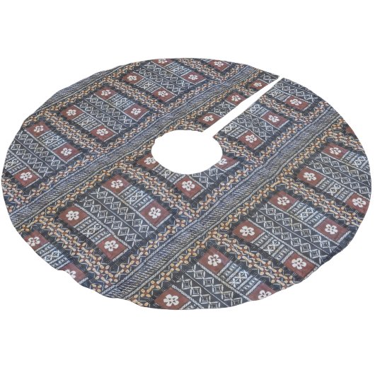 Jupon De Sapin En Polyester Brossé Jupe en Tapa de Fidji (Angle)