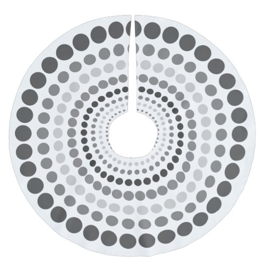 Jupon De Sapin En Polyester Brossé Jupe personnalisée moderne d'arbre (Devant)