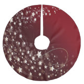 Jupon De Sapin En Polyester Brossé Jupe Starry Night Tree (Devant)