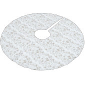 Jupon De Sapin En Polyester Brossé Jupes de Noël. Aspect feutré. Scintille | Velvet G (Angle)