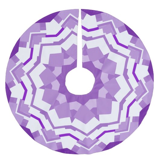 Jupon De Sapin En Polyester Brossé Kaleidoscope d'orchidée (Devant)